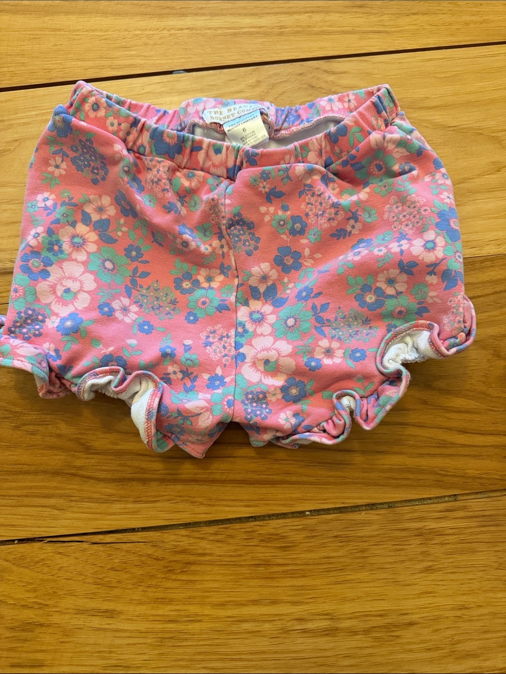 TBBC Kids Floral Ruffle Shorts - Pink